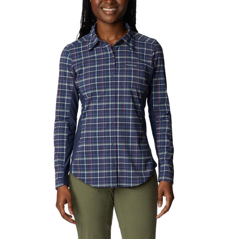 Claudia Ridge LS Shirt - Womens - Nocturnal / Open Field Plaid 1