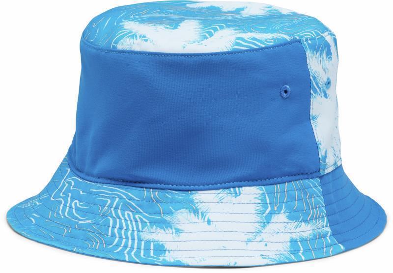 Columbia Bucket Hat - Youth - Compass Blue Topo Palms / Bright Indigo 2