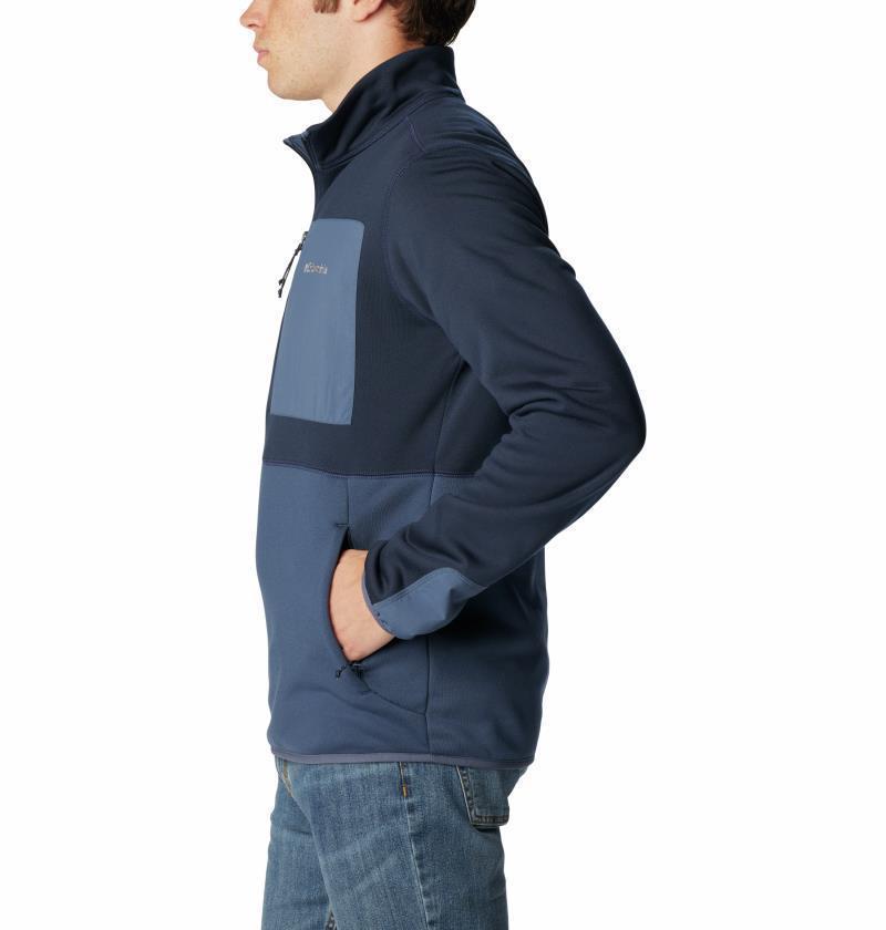 Columbia Hike Half Zip - Mens - Collegiate Navy / Dark Mountain 5
