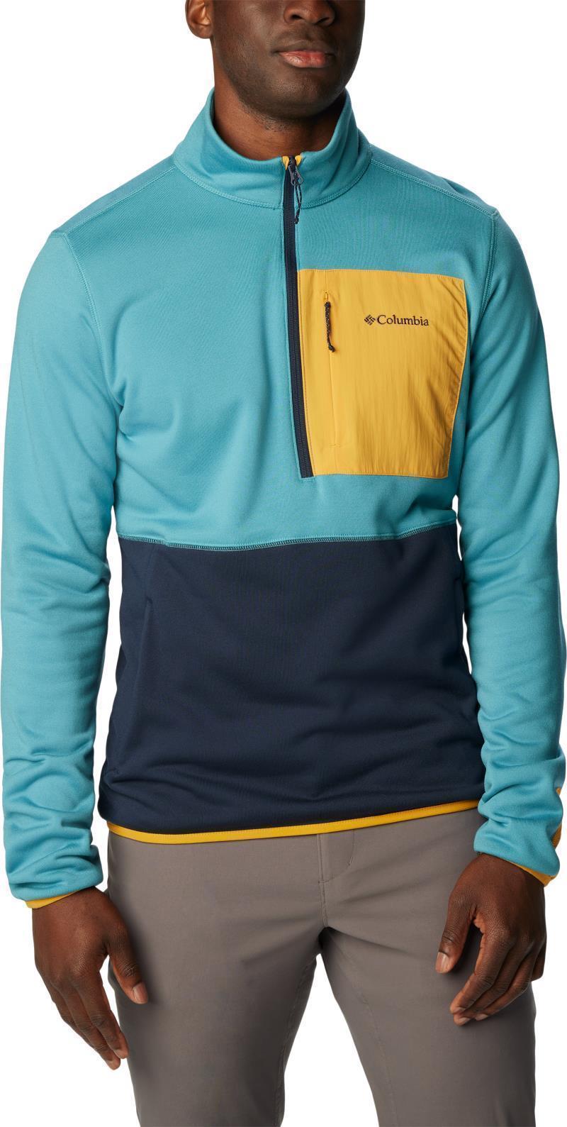 Columbia Hike Half Zip - Mens - Shasta / Collegiate Navy 1