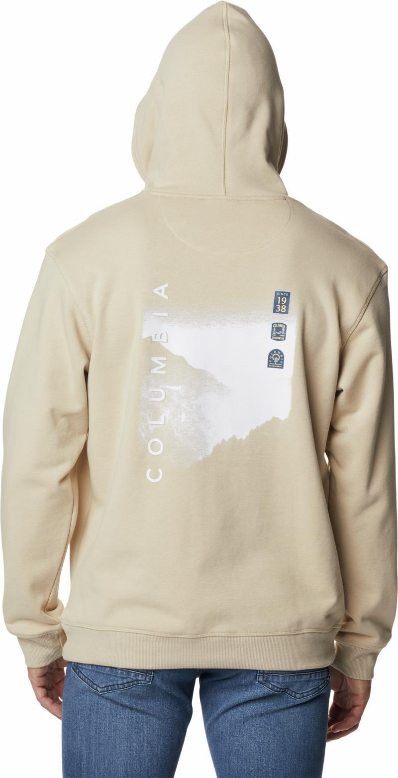Columbia Lodge French Terry II Hoodie - Mens - Ancient Fossil / Hazy Hills Graphic 2