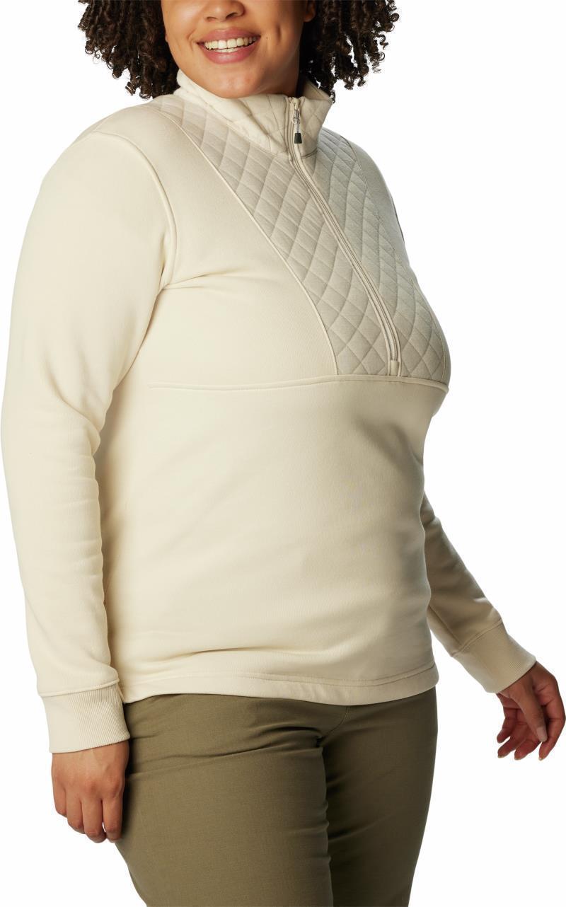 Columbia Lodge Quilted 1/4 Zip - Womens - Chalk 3