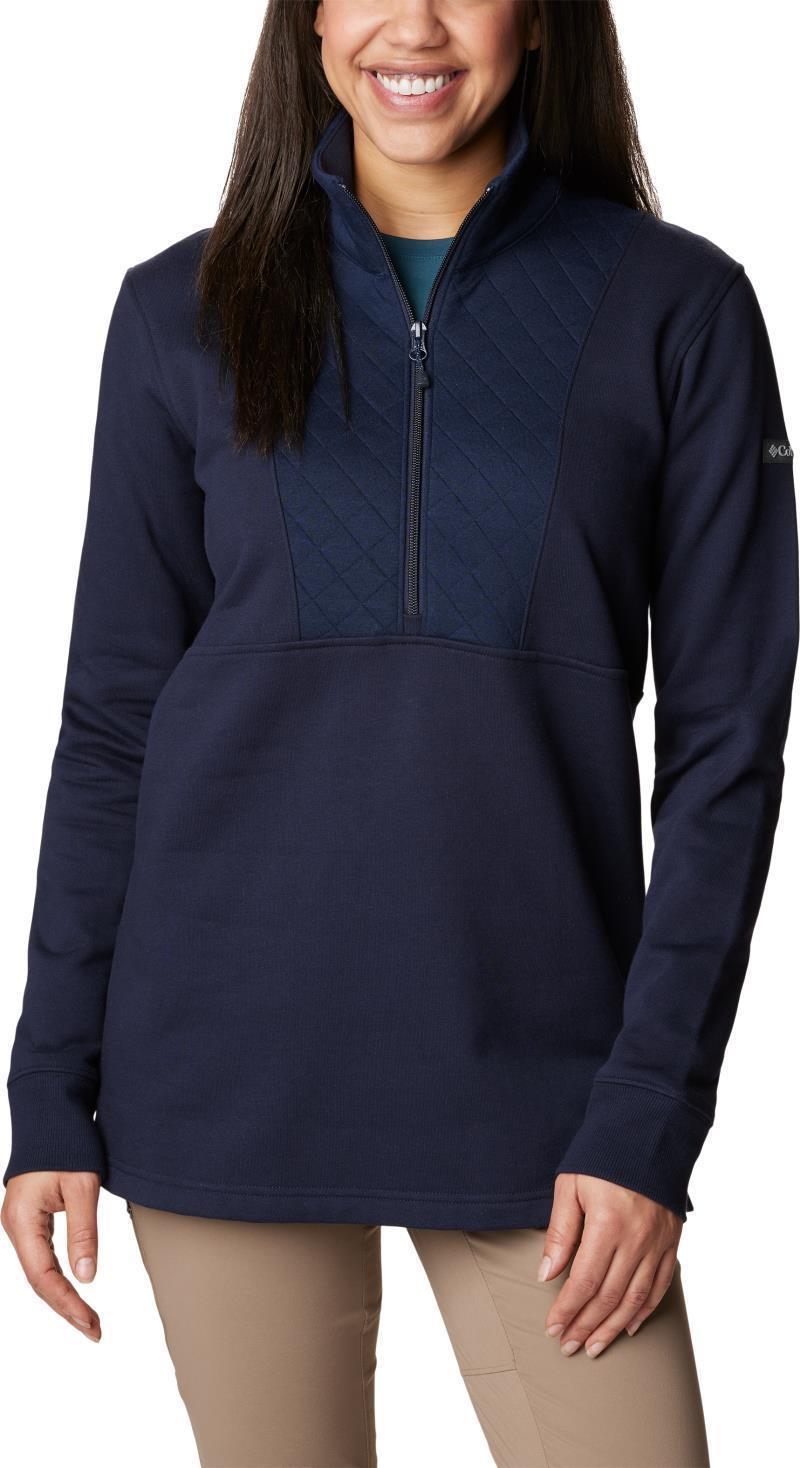 Columbia Lodge Quilted 1/4 Zip - Womens - Dark Nocturnal 1