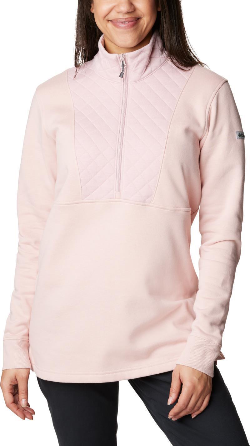 Columbia Lodge Quilted 1/4 Zip - Womens - Dusty Pink 3