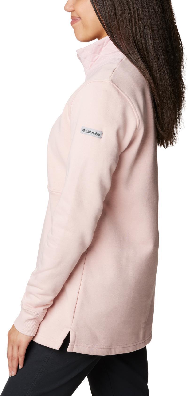 Columbia Lodge Quilted 1/4 Zip - Womens - Dusty Pink 4