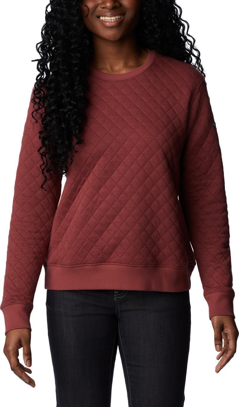 Columbia Lodge Quilted Crew - Womens - Beetroot 1