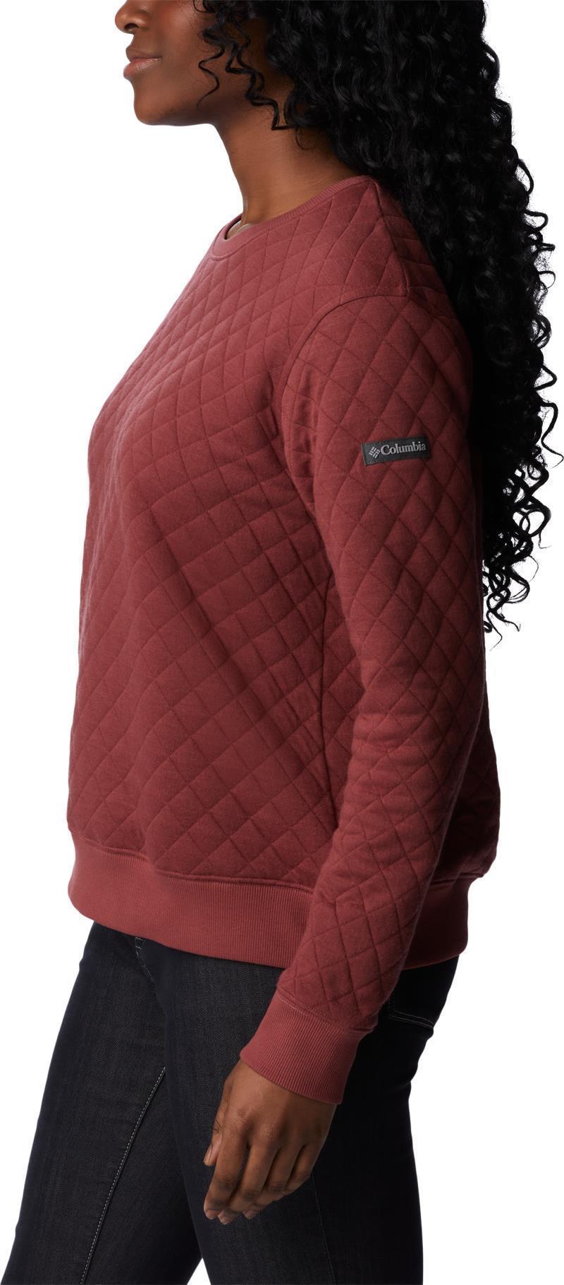 Columbia Lodge Quilted Crew - Womens - Beetroot 3