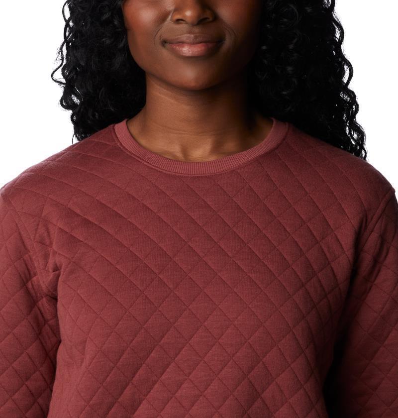 Columbia Lodge Quilted Crew - Womens - Beetroot 5