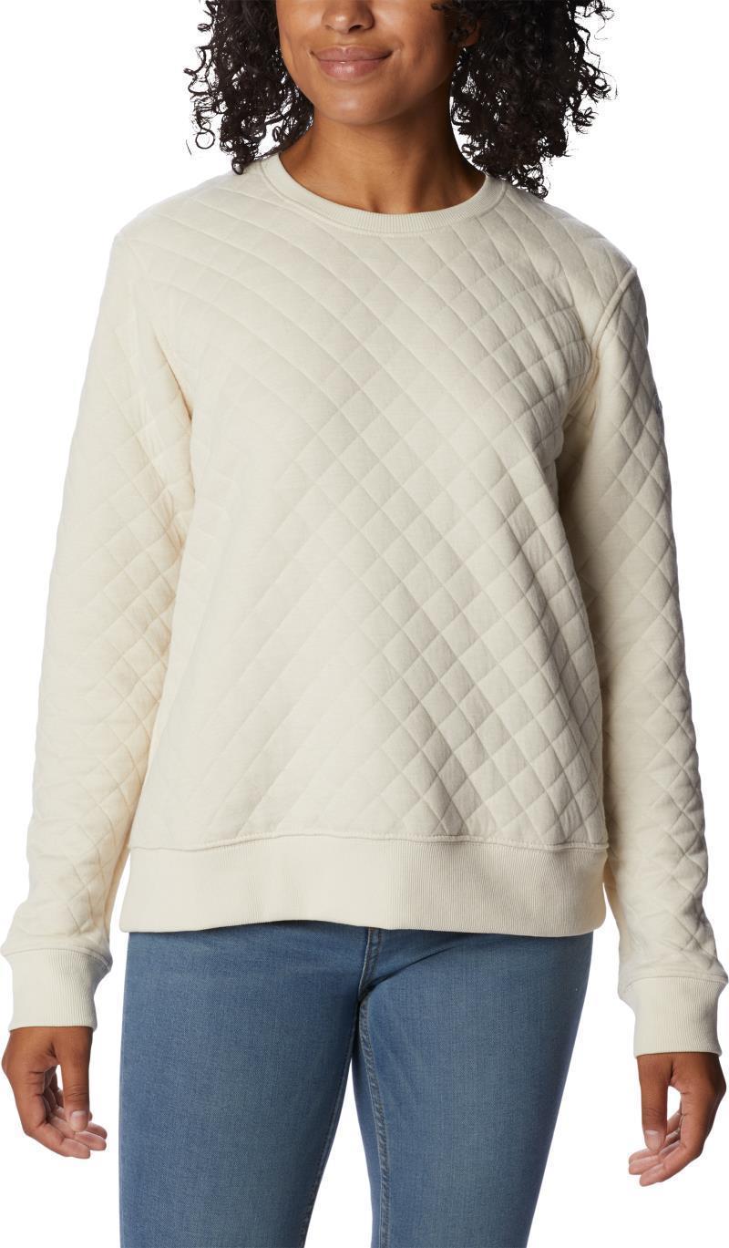 Columbia Lodge Quilted Crew - Womens - Chalk 1