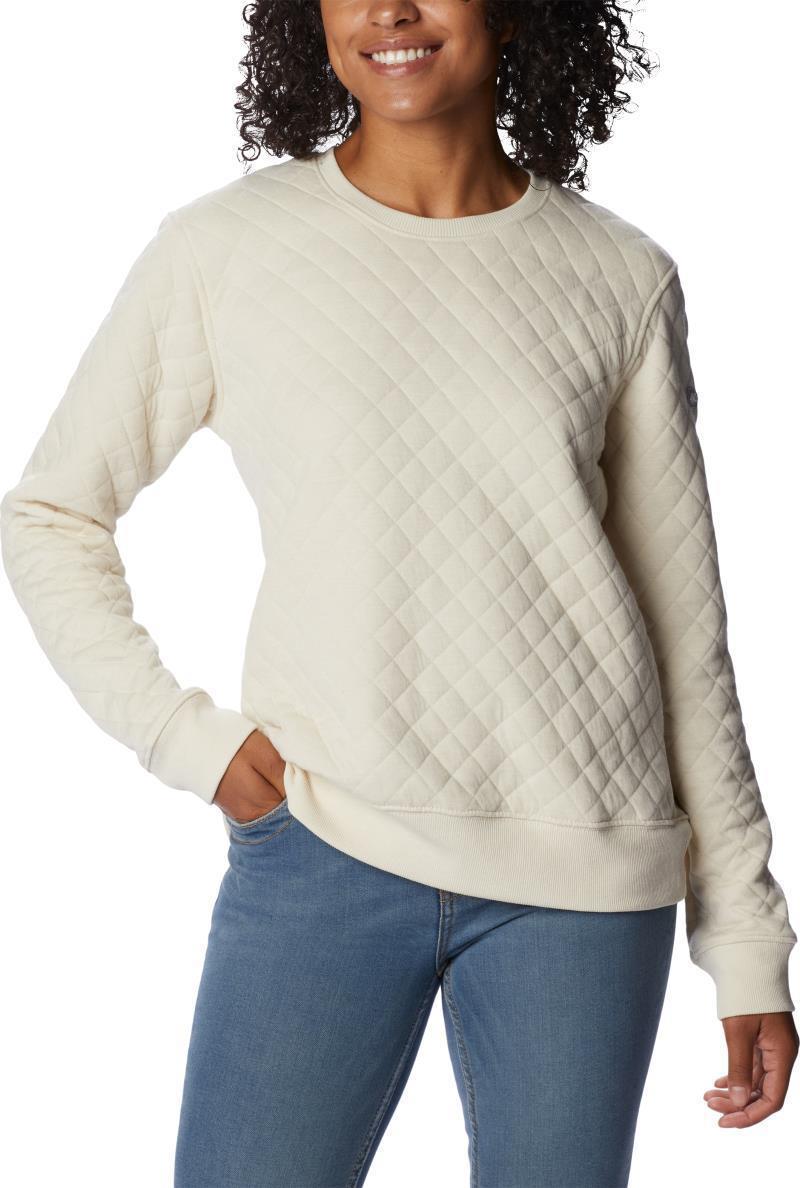Columbia Lodge Quilted Crew - Womens - Chalk 3