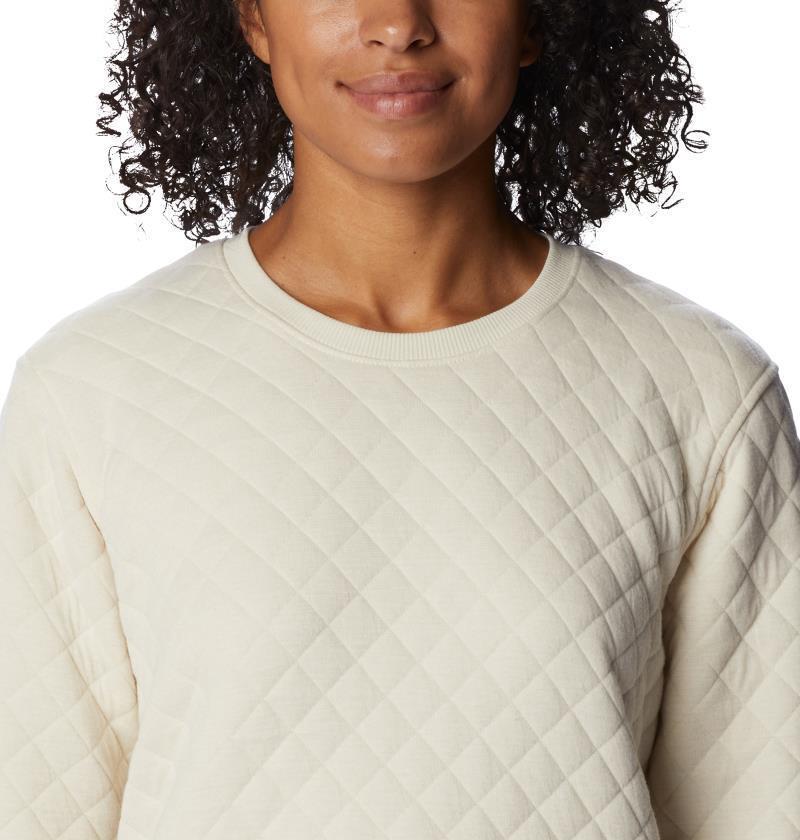 Columbia Lodge Quilted Crew - Womens - Chalk 4