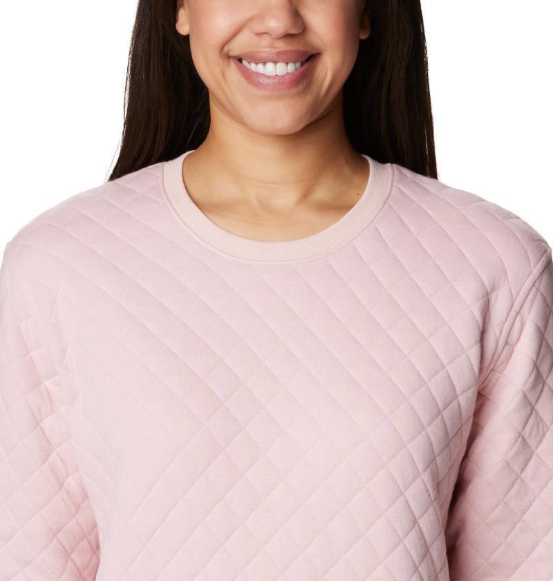 Columbia Lodge Quilted Crew - Womens - Dusty Pink 5