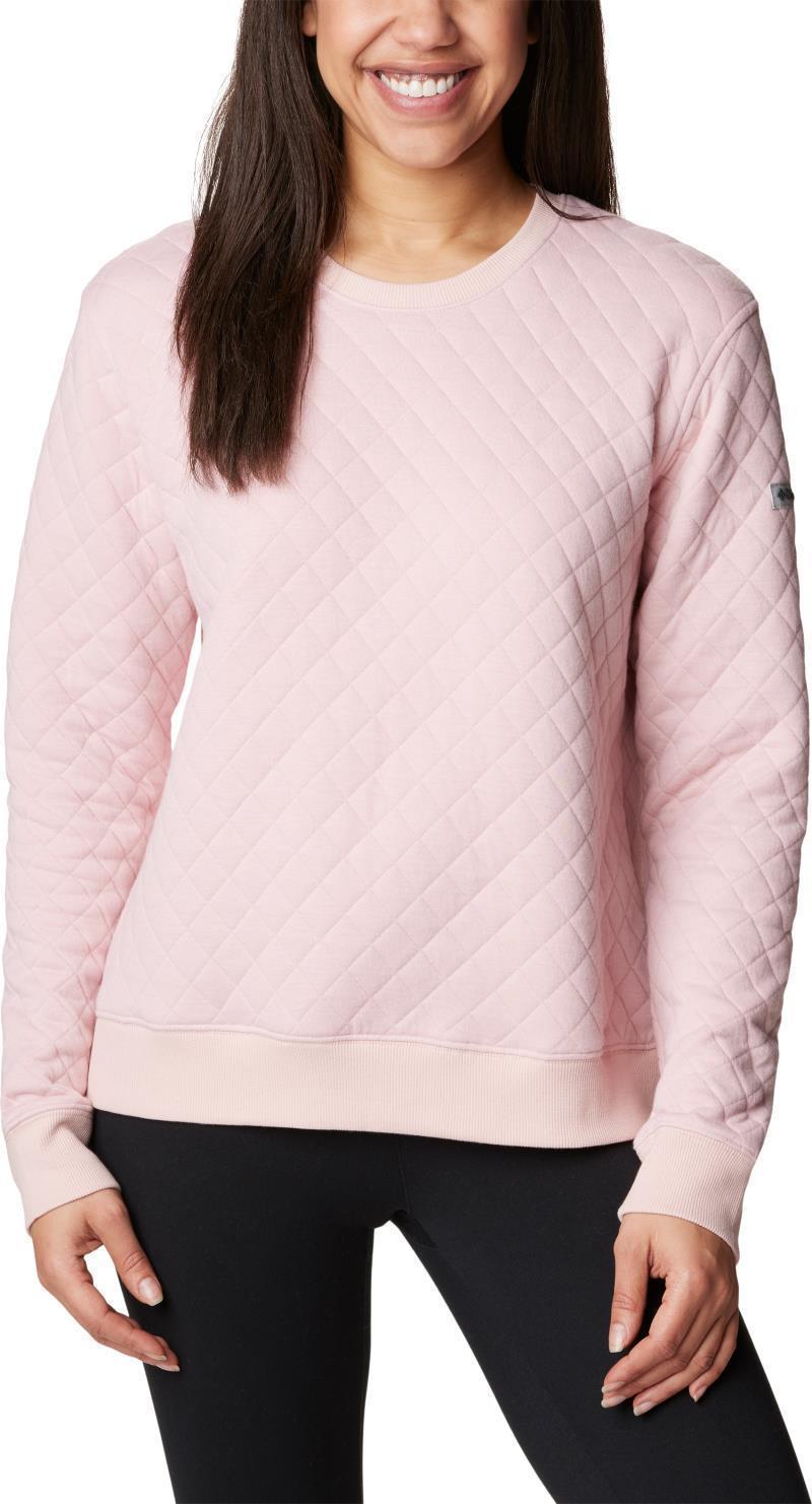 Columbia Lodge Quilted Crew - Womens - Dusty Pink 1