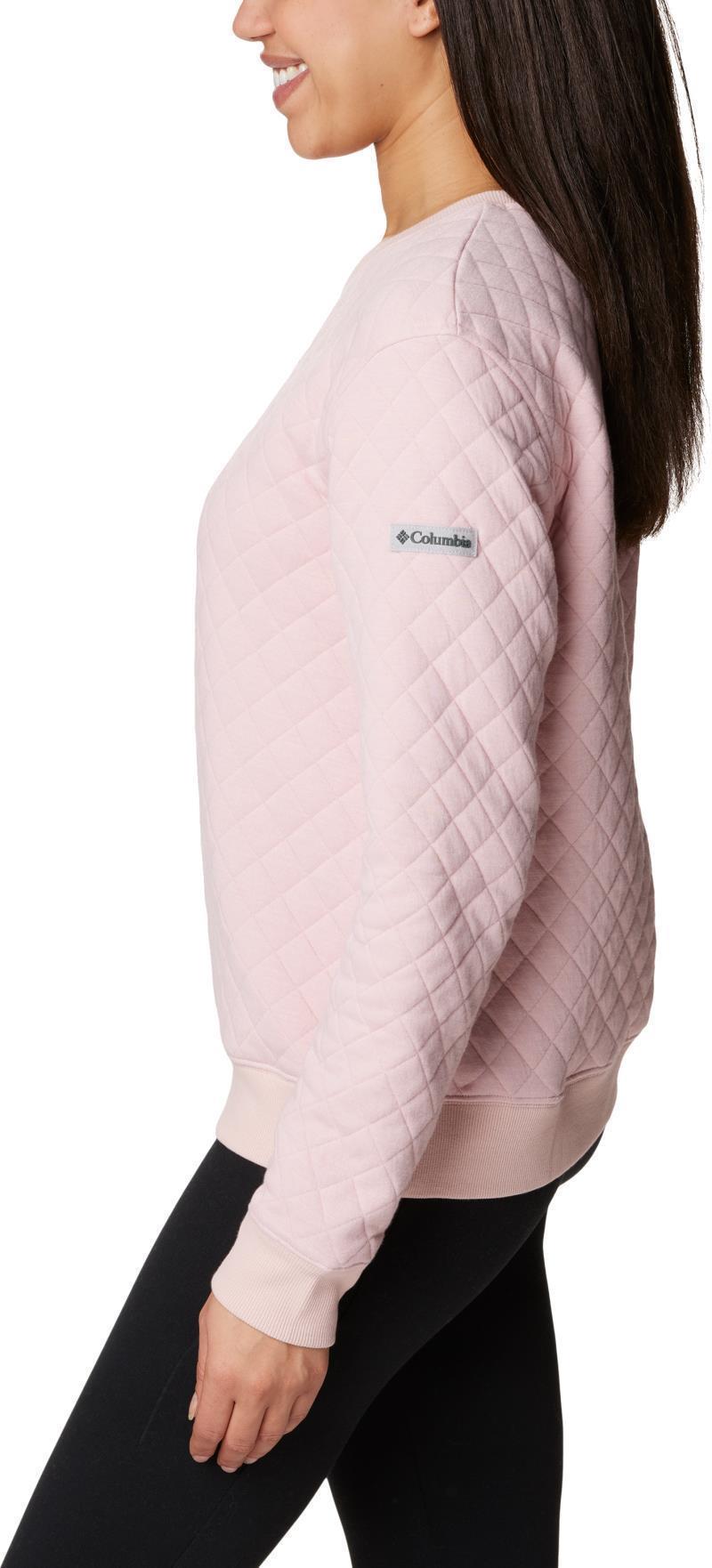 Columbia Lodge Quilted Crew - Womens - Dusty Pink 3