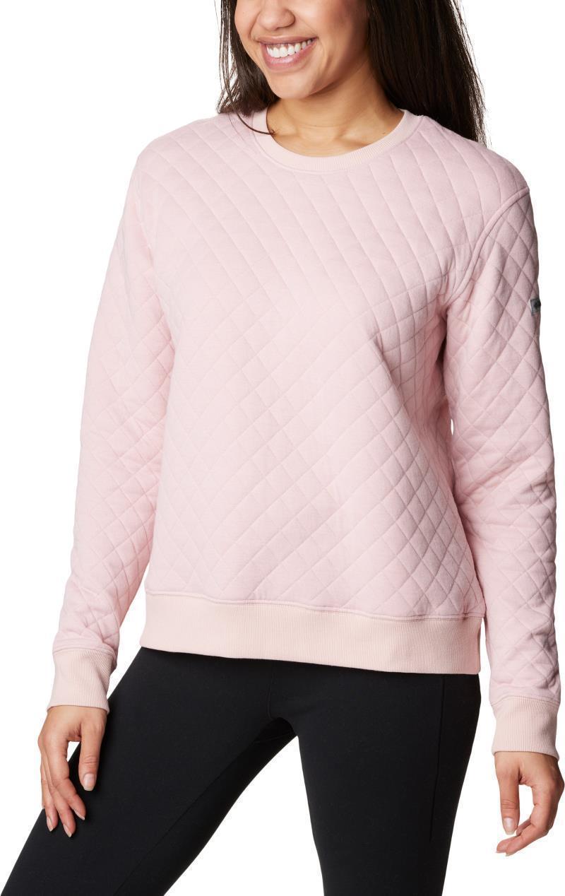 Columbia Lodge Quilted Crew - Womens - Dusty Pink 4