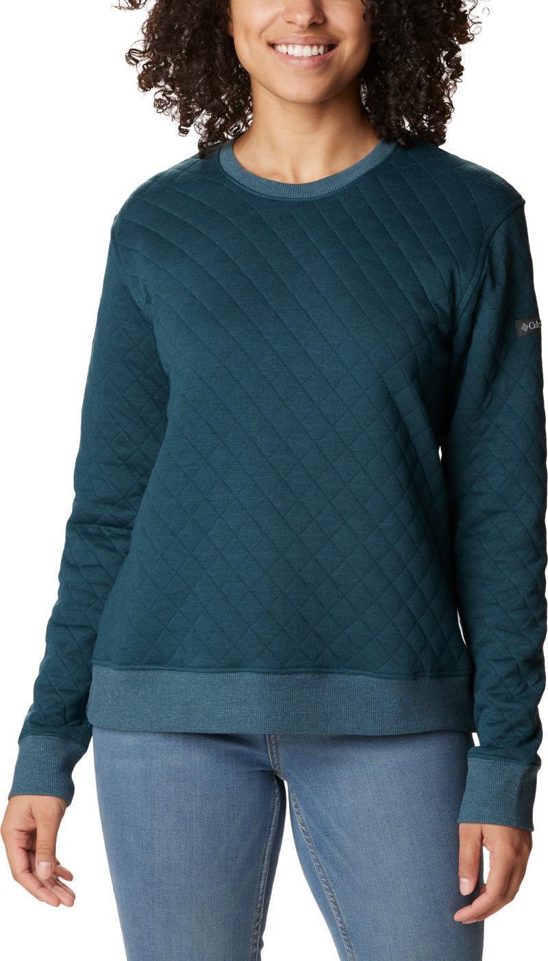 Columbia Lodge Quilted Crew - Womens - Night Wave 1