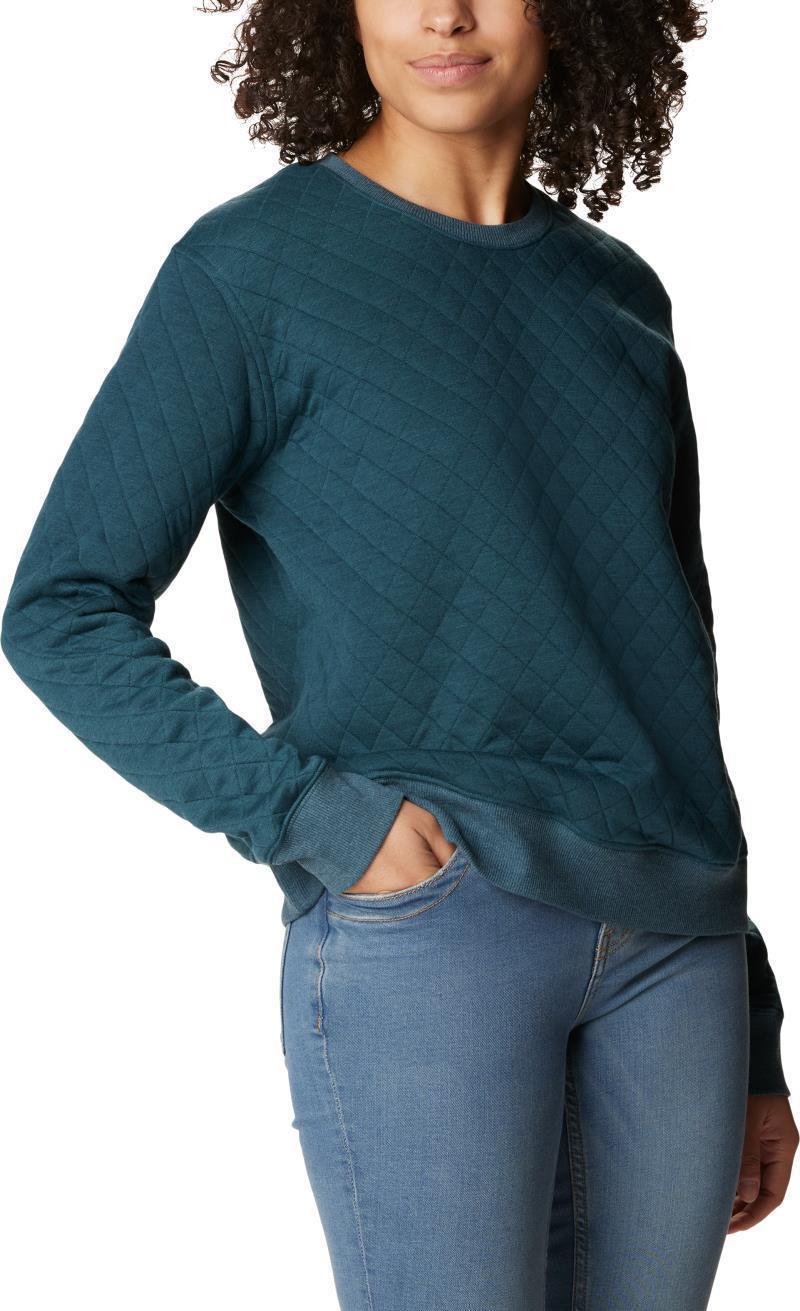 Columbia Lodge Quilted Crew - Womens - Night Wave 3
