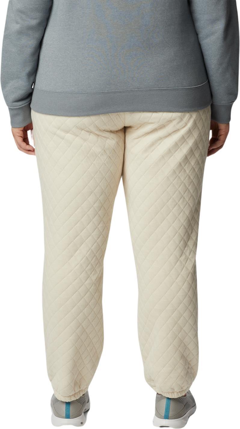Columbia Lodge Quilted Joggers - Plus - Womens - Chalk 2