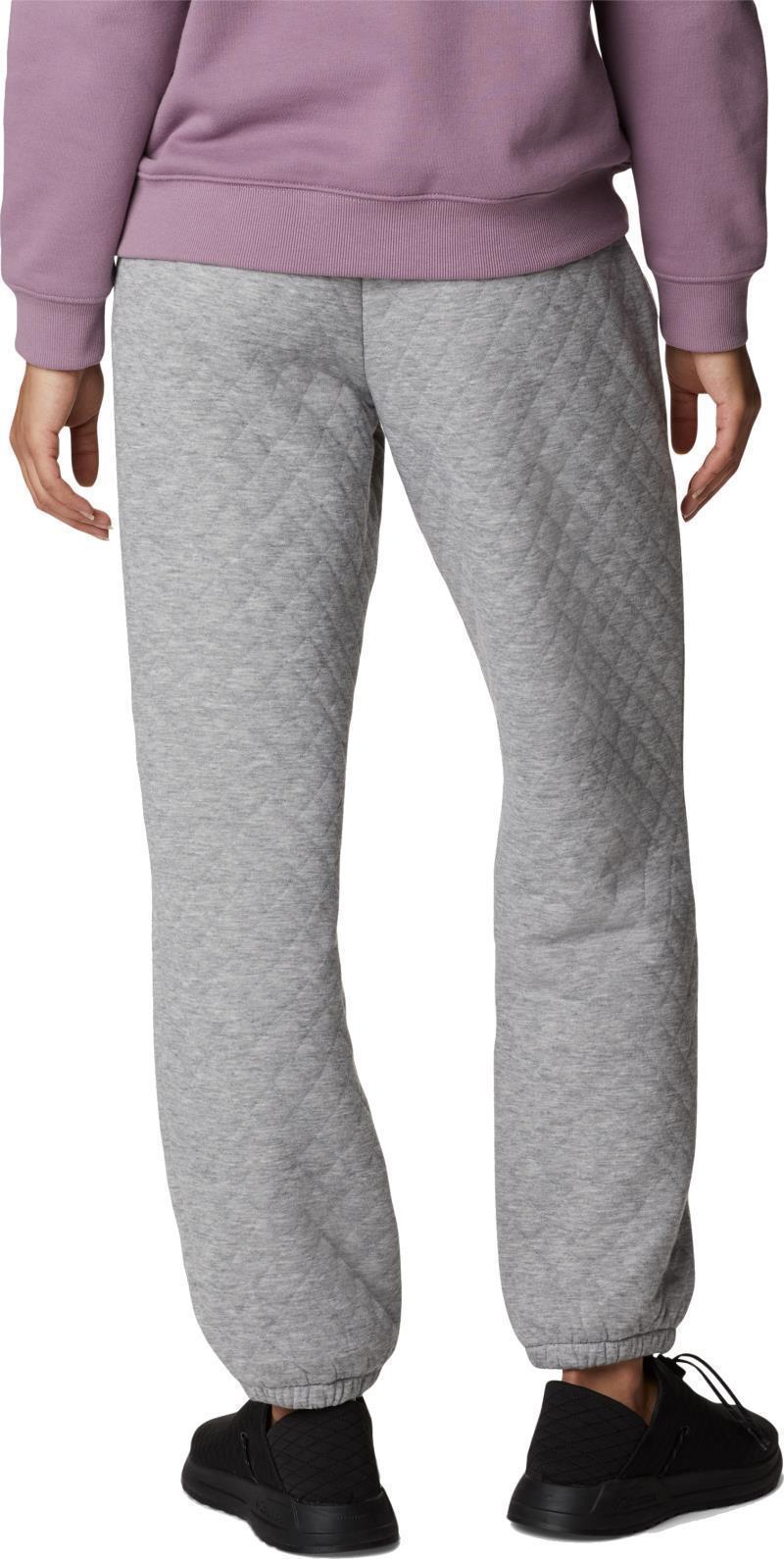 Columbia Lodge Quilted Joggers - Womens - Light Grey Heather 2