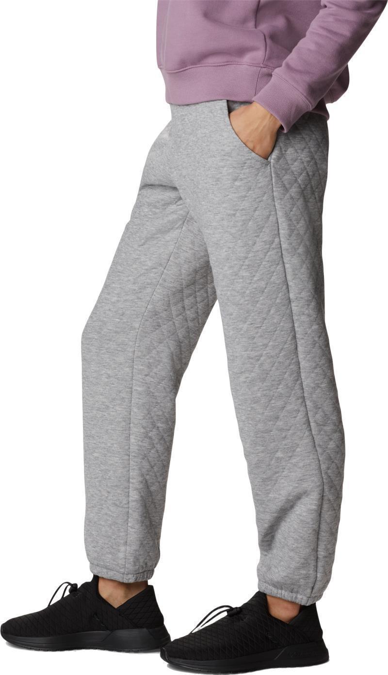 Columbia Lodge Quilted Joggers - Womens - Light Grey Heather 3