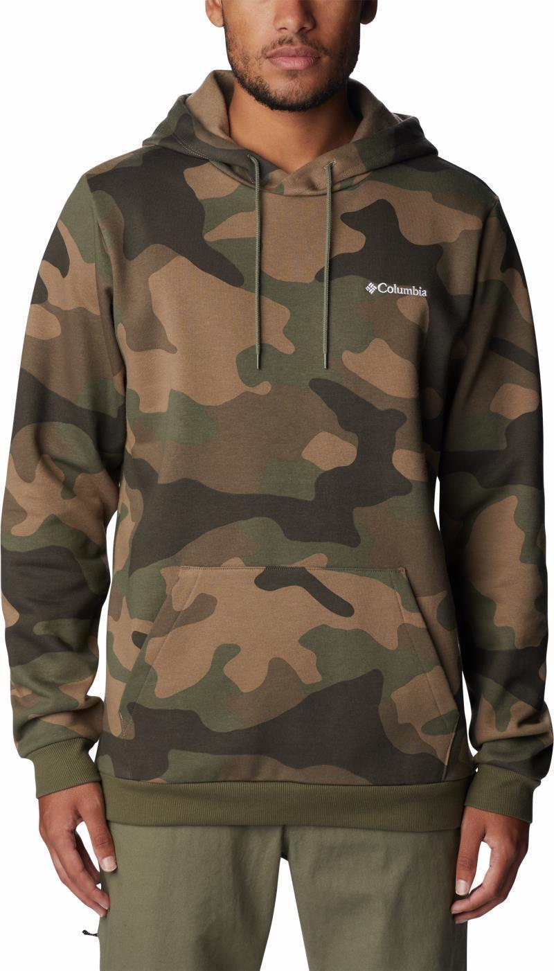 Columbia Logo Printed Hoodie - Mens - Stone Green Mod Camo 1