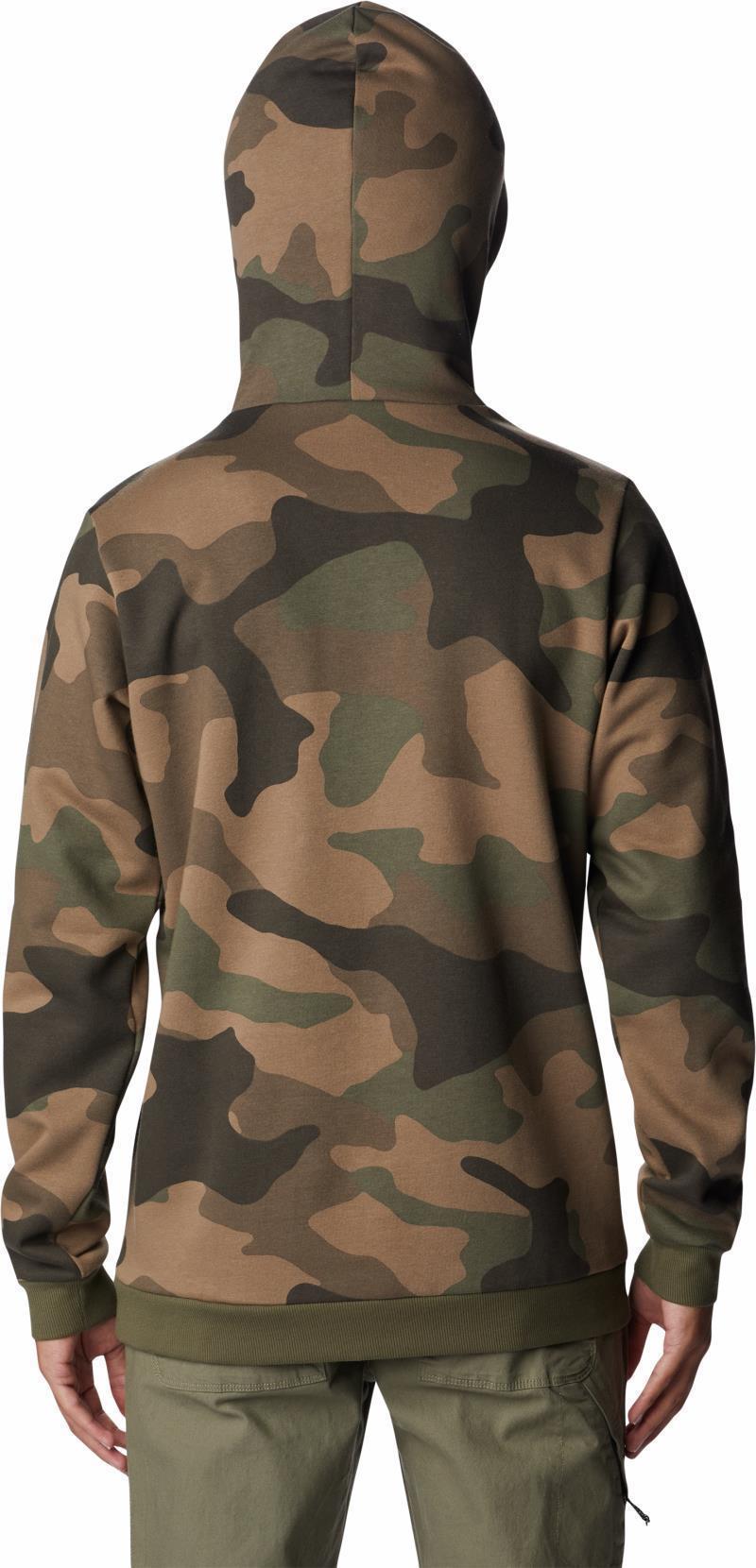 Columbia Logo Printed Hoodie - Mens - Stone Green Mod Camo 2