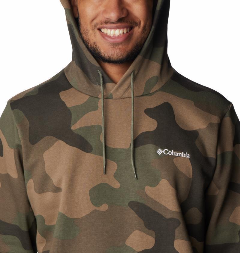 Columbia Logo Printed Hoodie - Mens - Stone Green Mod Camo 4