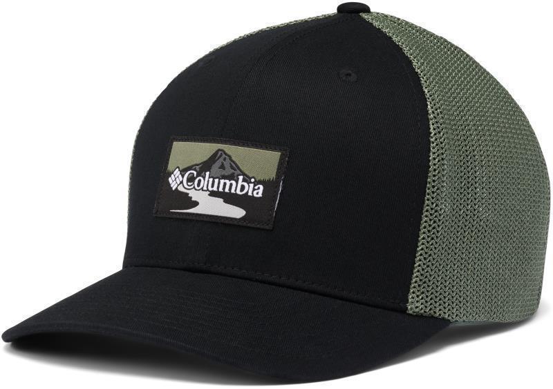 Columbia Mesh Ball Cap - Black / Stone Green Peak2River 1