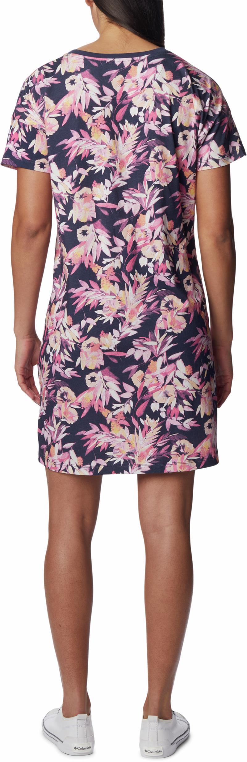 Columbia Park Printed Dress - Wild Geranium / Wisterian 2