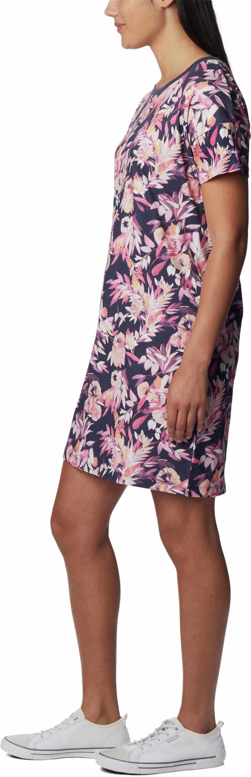 Columbia Park Printed Dress - Wild Geranium / Wisterian 5