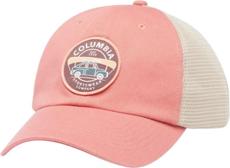 Columbia Patch Dad Cap - Dark Coral / Journey To Fun 1