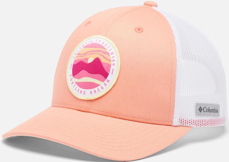 Columbia Snap Back - Womens - Summer Peach / White / Night Sky Patch 1