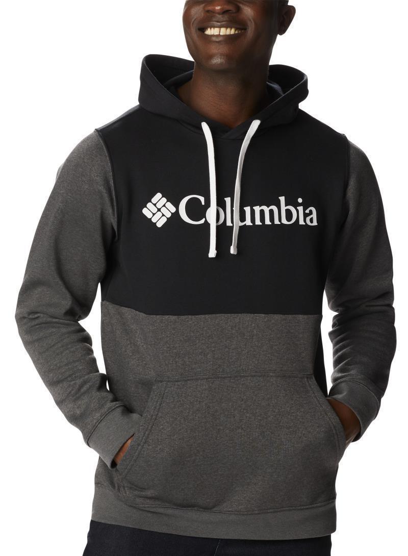 Columbia Trek Colorblock Hoodie - Mens - Black / Shark Heather 1