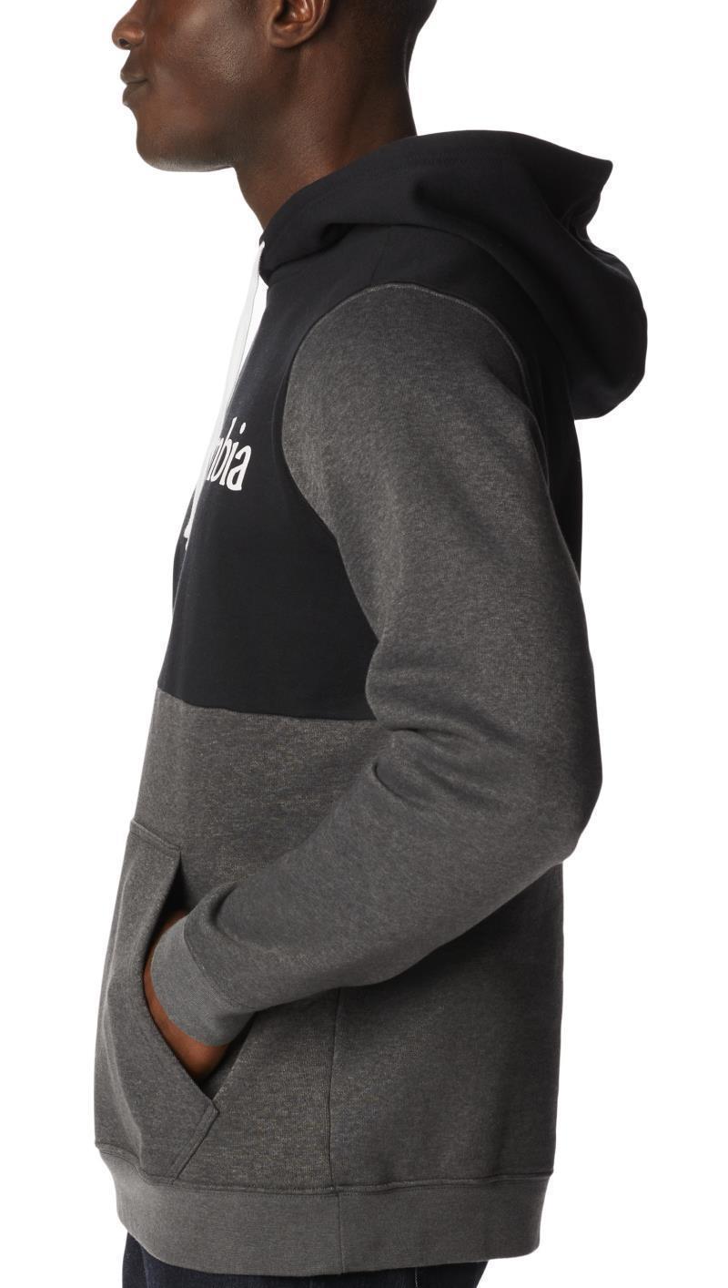 Columbia Trek Colorblock Hoodie - Mens - Black / Shark Heather 2