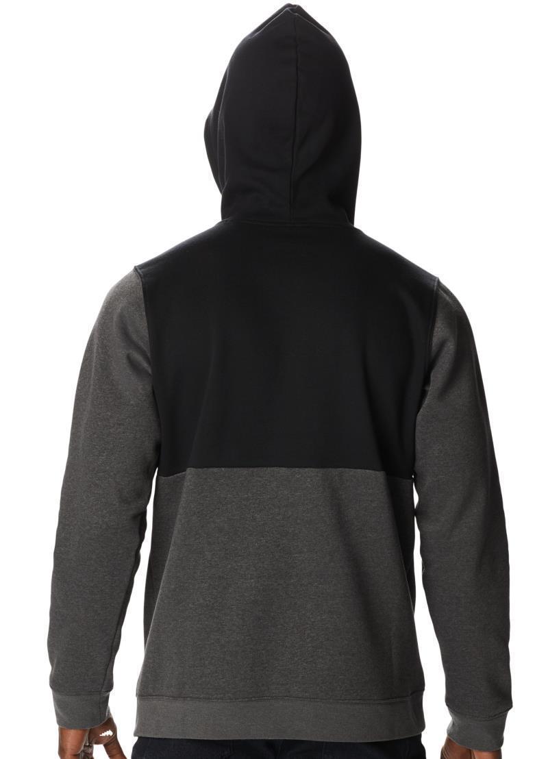Columbia Trek Colorblock Hoodie - Mens - Black / Shark Heather 3