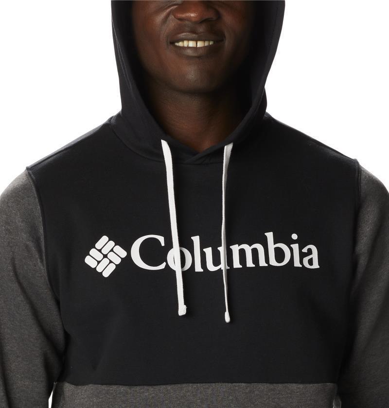 Columbia Trek Colorblock Hoodie - Mens - Black / Shark Heather 5