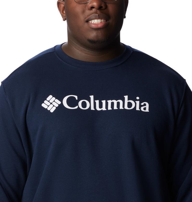 Columbia Trek Crew - Big - Mens - Collegiate Navy / White 5
