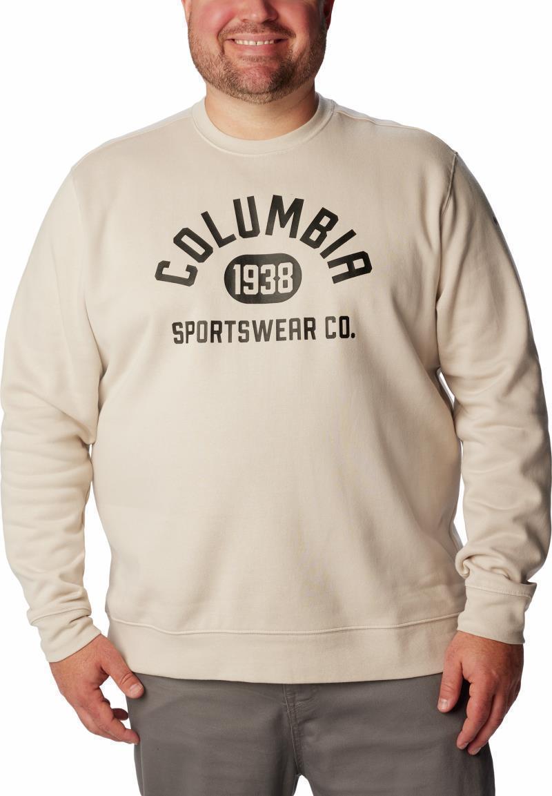 Columbia Trek Crew - Big - Mens - Dark Stone / College Life Graphic 1