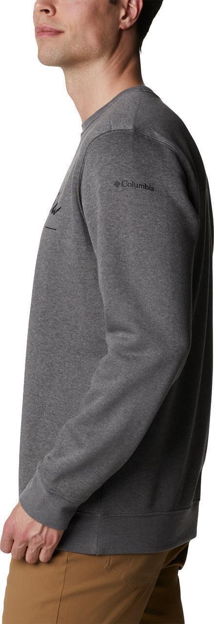 Columbia Trek Crew - Tall - Mens - Charcoal Heather 3