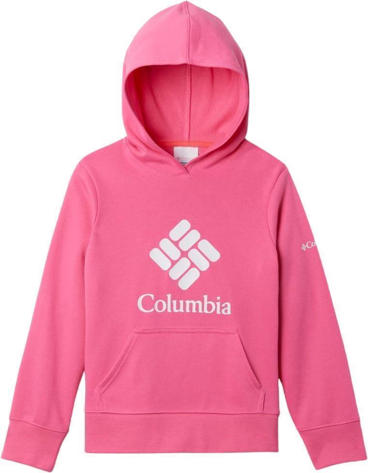 Columbia Trek French Terry Hoodie - Youth Girls - Wild Geranium 1