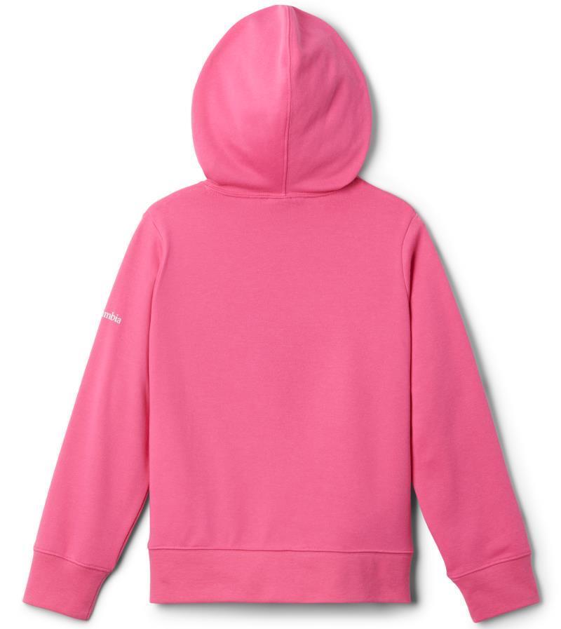 Columbia Trek French Terry Hoodie - Youth Girls - Wild Geranium 2