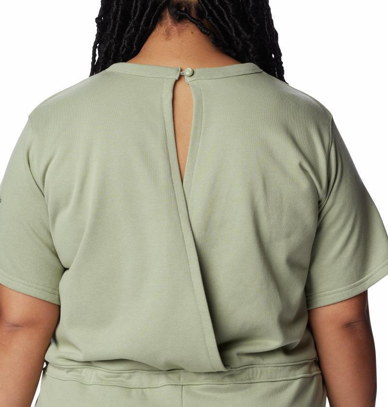 Columbia Trek French Terry Romper - Plus - Womens - Safari 3