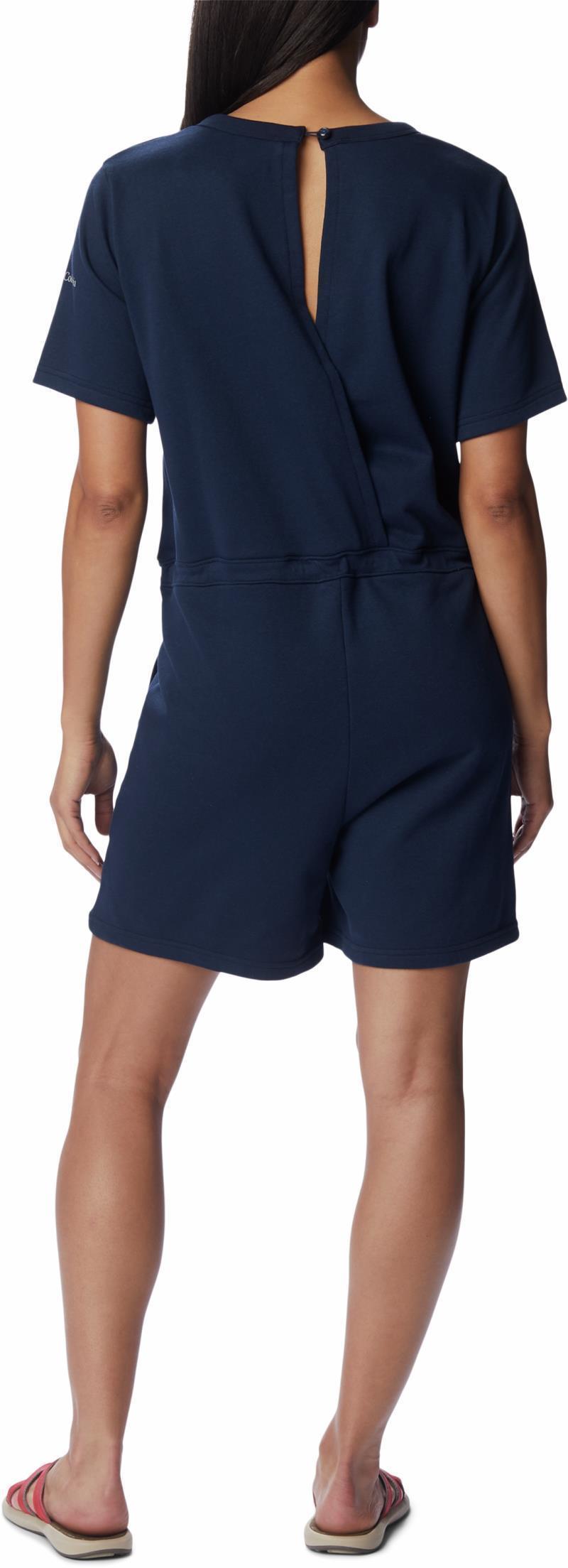 Columbia Trek French Terry Romper - Womens - Collegiate Navy 2