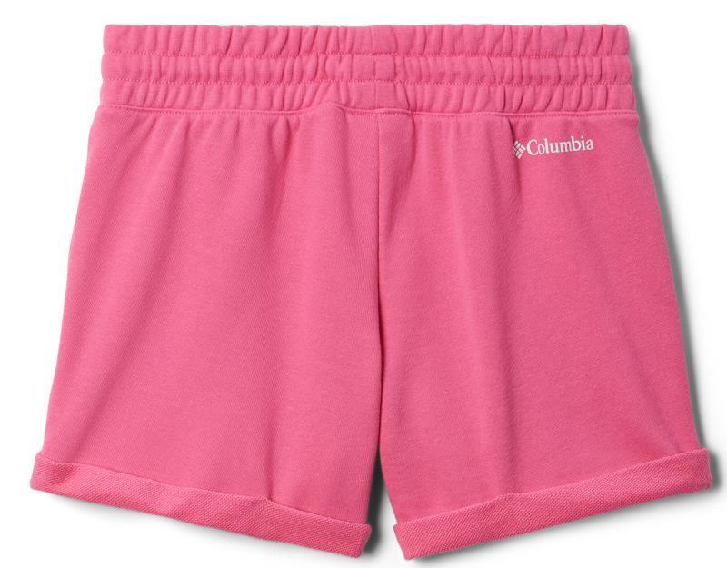 Columbia Trek French Terry Shorts - Youth Girls - Wild Geranium 2