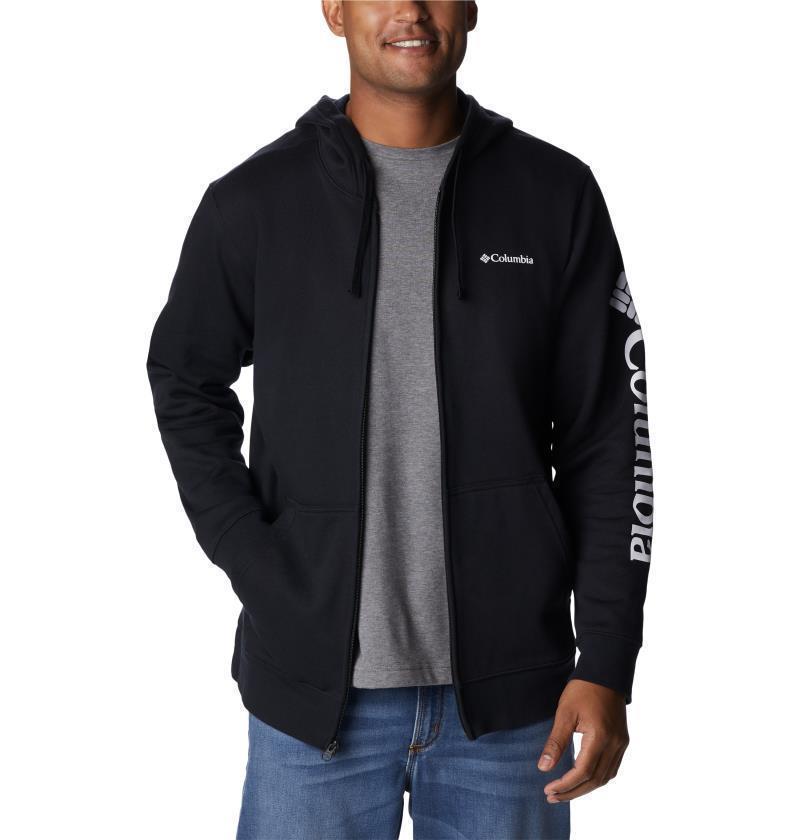 Columbia Trek Full Zip Hoodie - Mens - Black / CSC Sleeve Logo 2