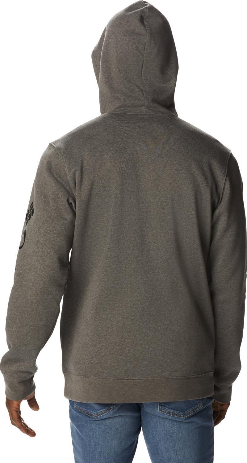 Columbia Trek Full Zip Hoodie - Mens - Charcoal Heather / CSC Sleeve Logo 2