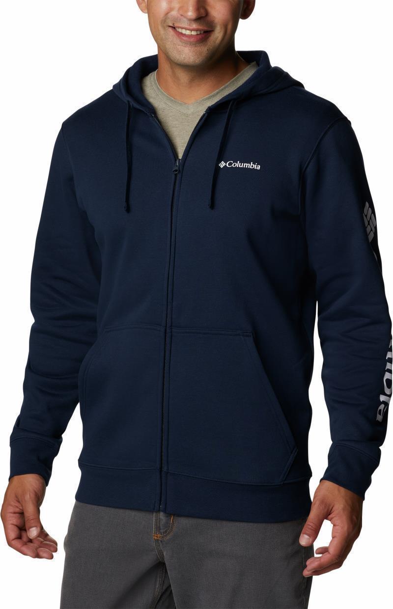 Columbia Trek Full Zip Hoodie - Mens - Collegiate Navy / CSC Sleeve Logo 1