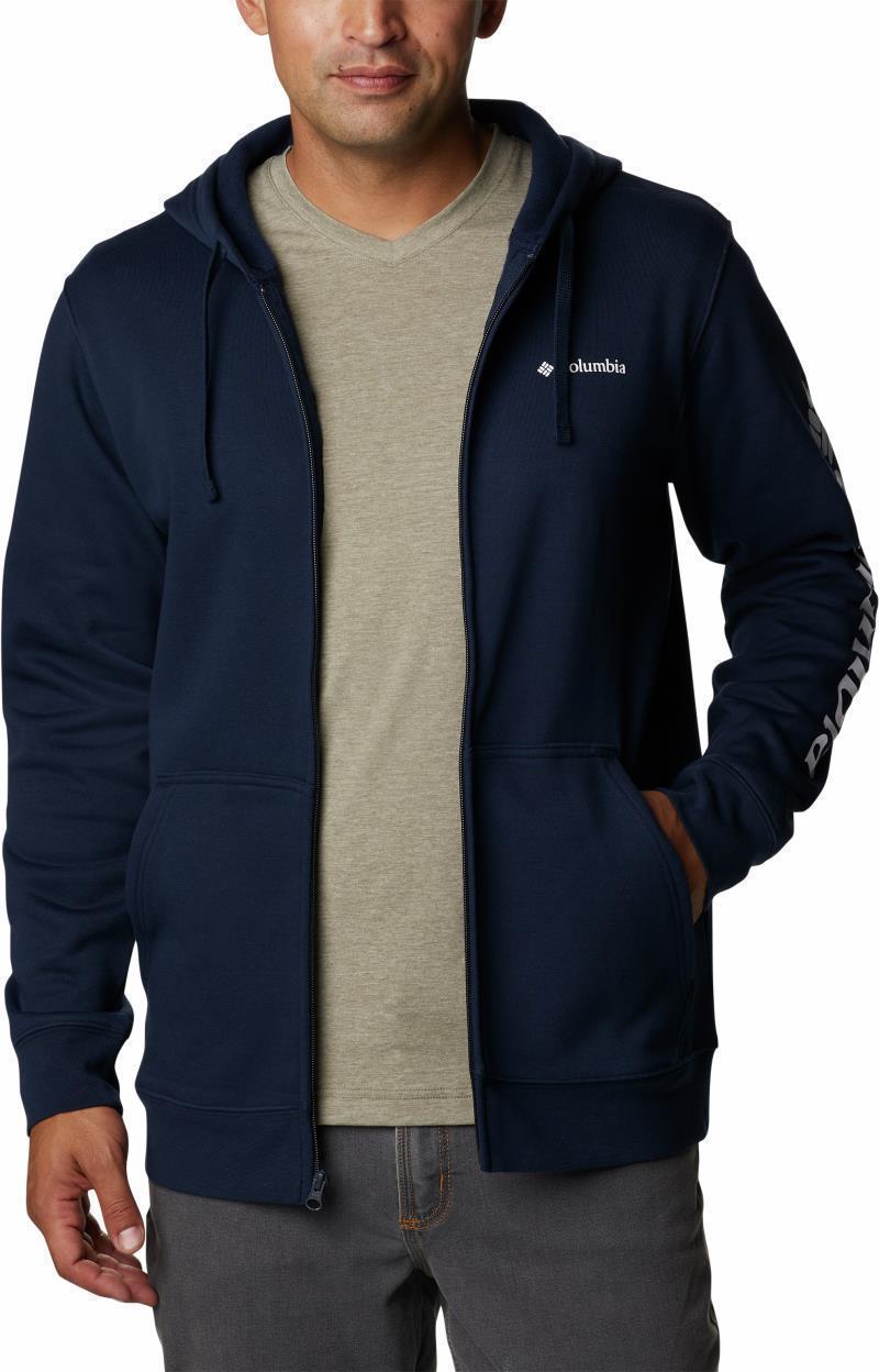 Columbia Trek Full Zip Hoodie - Mens - Collegiate Navy / CSC Sleeve Logo 2