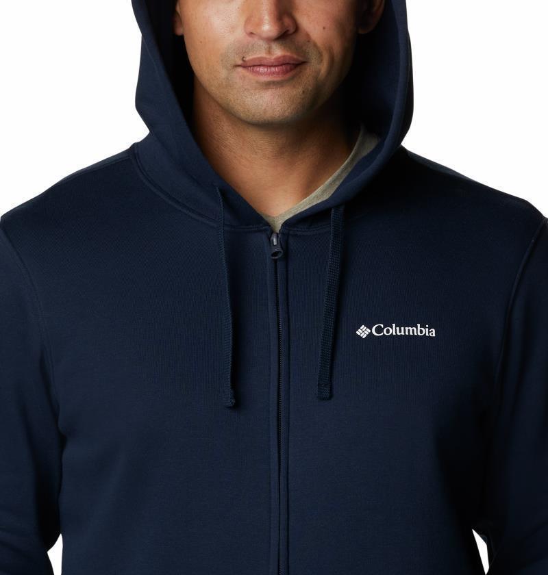 Columbia Trek Full Zip Hoodie - Mens - Collegiate Navy / CSC Sleeve Logo 3