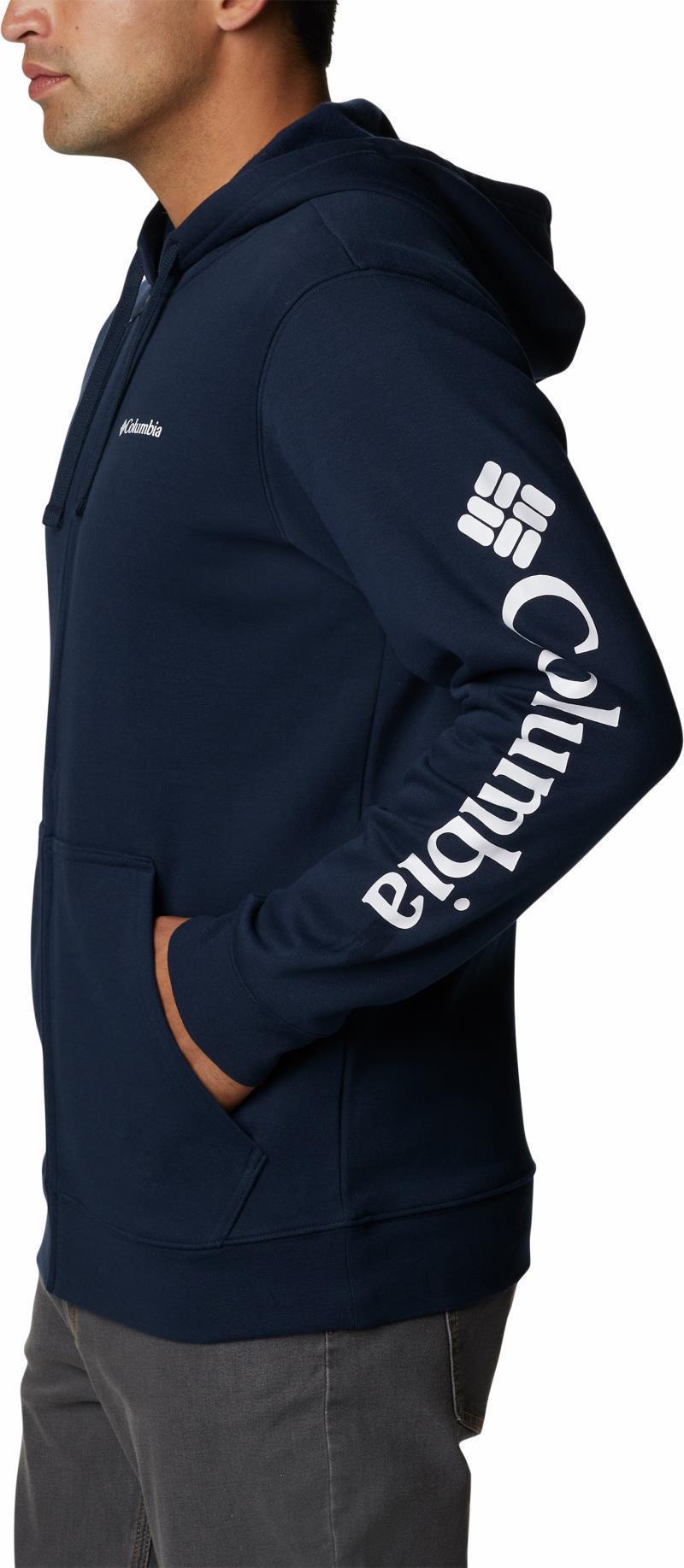 Columbia Trek Full Zip Hoodie - Mens - Collegiate Navy / CSC Sleeve Logo 4